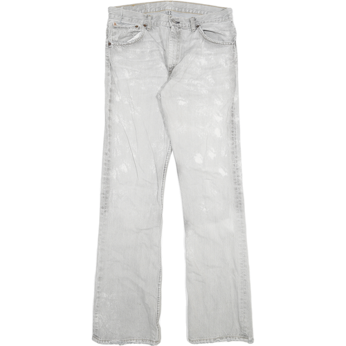 LEVI'S 507 Mens Jeans White Regular Straight Denim Light W32 L33 Cotton Classic