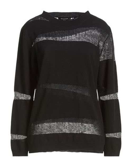 Woman Sweater Black Size 2 Virgin Wool, Silk, Cashmere, Mohair wool, Nylon