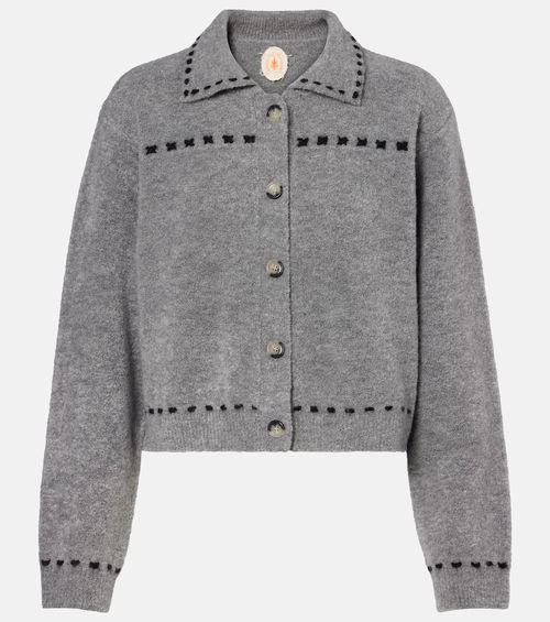 Wool and cashmere-blend cardigan