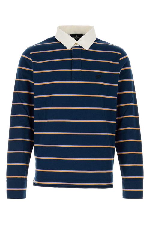 Stripes Polo Shirt — Navy