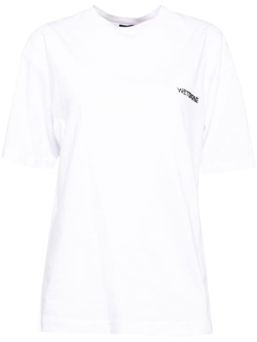 Bead-logo T-shirt - White