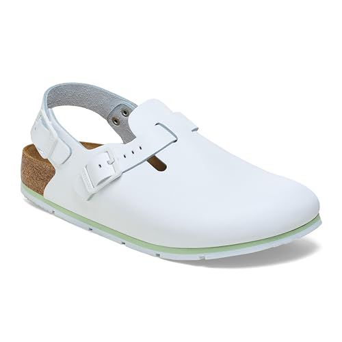 BIRKENSTOCK Tokio Pro Leather Clogs - High Quality Unisex Casual and Work Shoes for Medicine