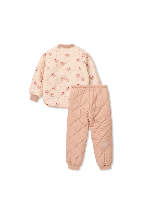 Insulated Set: Jacket, Trousers, Unisex, Pink