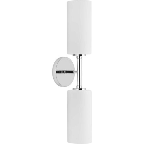 Polished Chrome Two Light Wall Bracket from the Cofield Collection