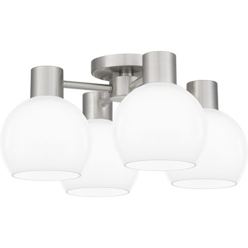 Quoizel Semi-Flush Mount 4-Light Semi-Flush Mount in Brushed Nicke