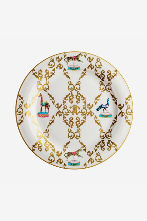 Filigree-print Dinner Set