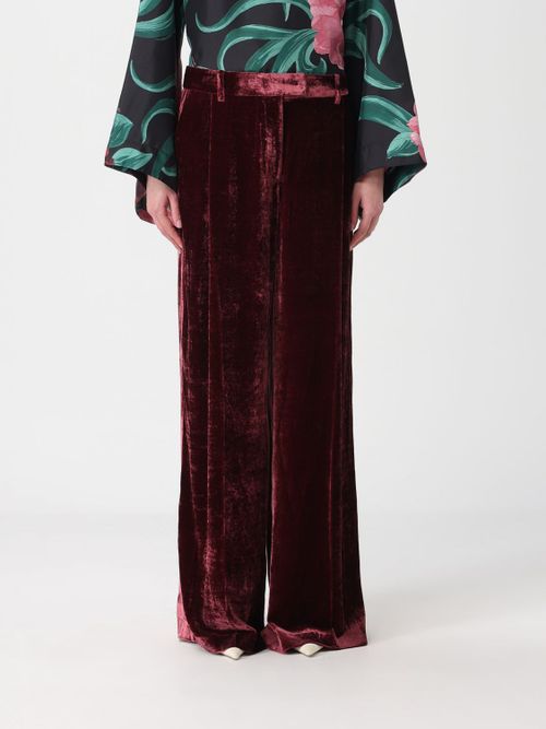 Pants Woman color Red