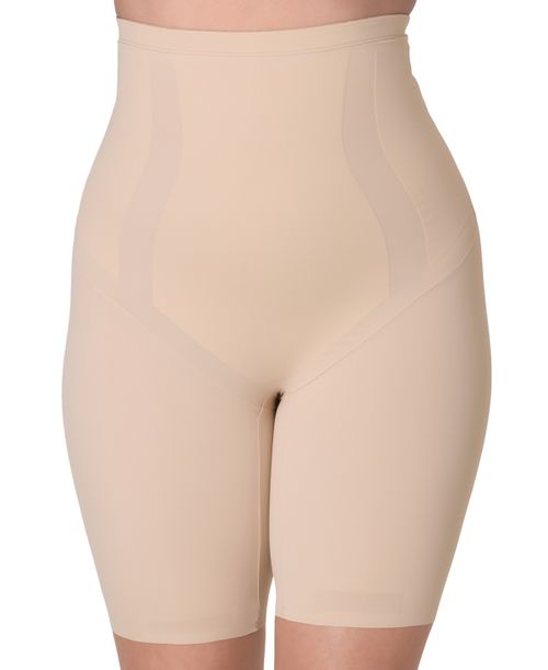 Women's High Waist Ultimate Smoothing Thigh Slimmer Shorts - Almond