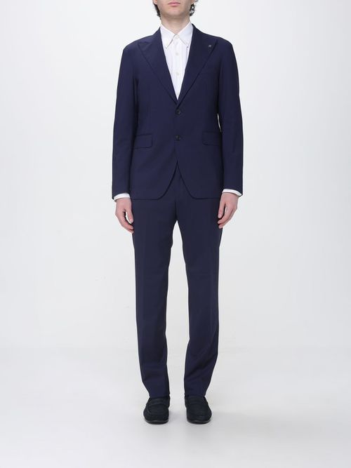 Suit Men color Blue