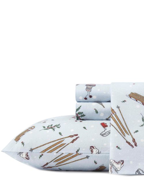 Snow Days Flannel Sheet Set