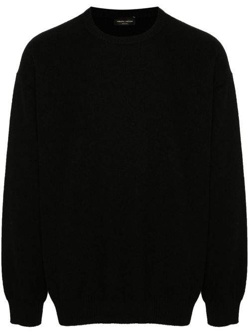 Merino wool sweater - Black