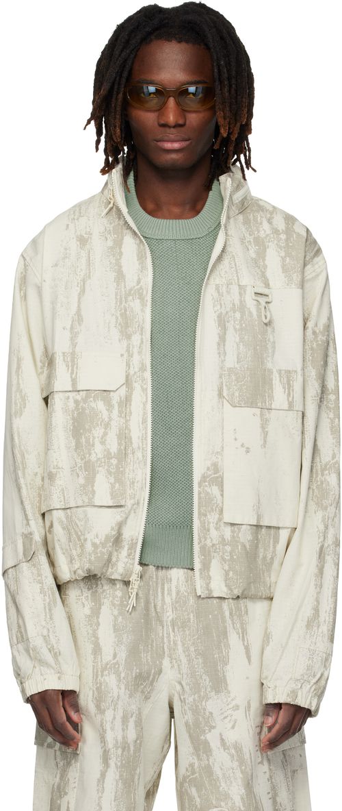 Beige & Gray Sierra Jacket