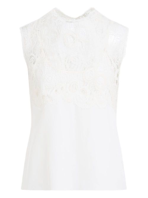 Sleeveless top - White