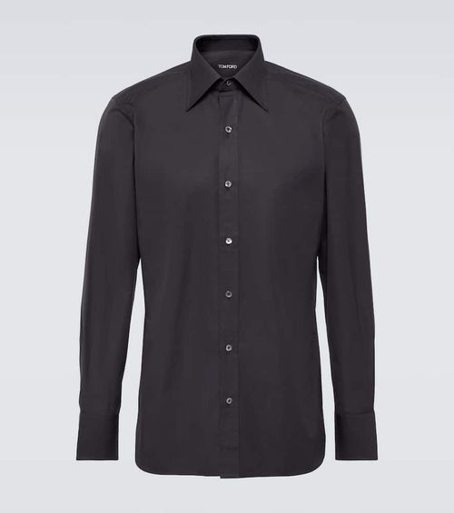 Cotton poplin shirt