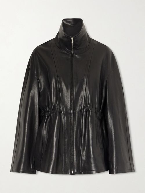 Passage Leather Jacket - Black
