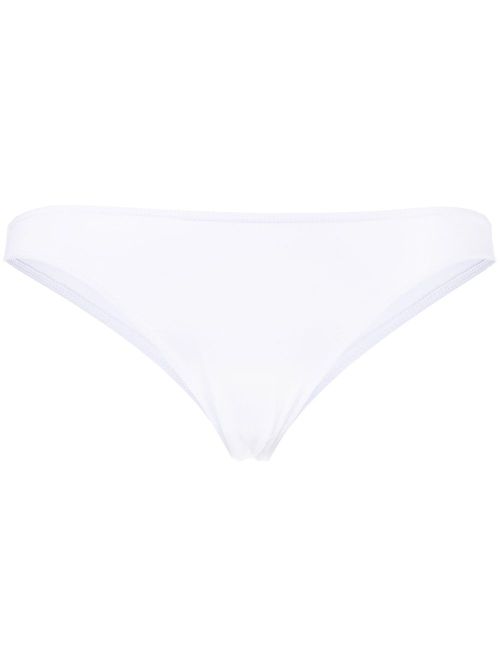 Slogan-print briefs - White