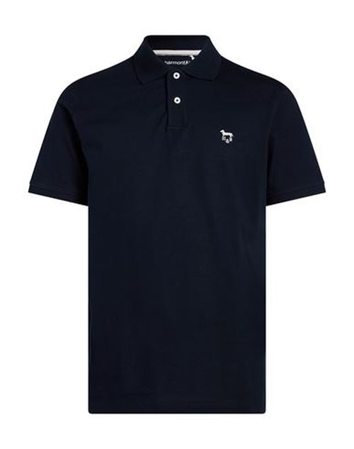 Man Polo shirt Midnight blue Size L Cotton