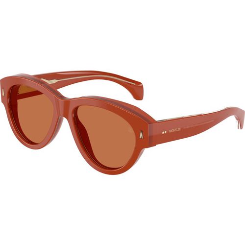 Moncler Unisex Moncler ME6016U CHICANE 302573 Sunglasses Acetate Orange Brown Pilot Norma