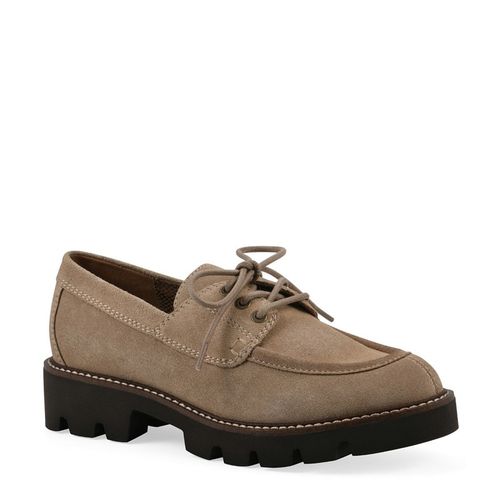 Women's Gino Wide Lug Sole Loafers (Beachwood Suede)
