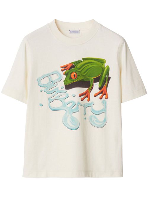 Graphic-print cotton T-shirt - White