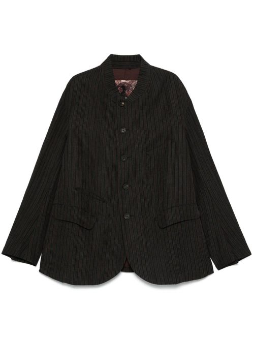 Striped blazer - Grey