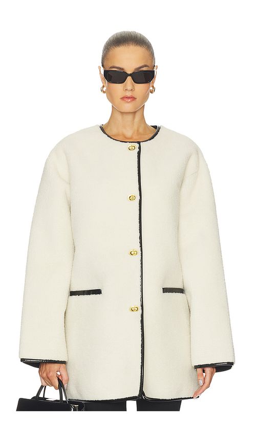Tularosa Kelly Coat in Cream. M also in L, S, XL