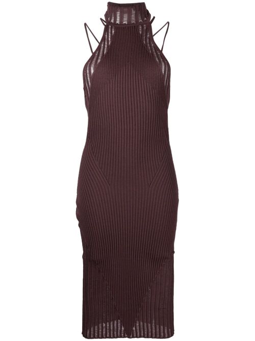 AndreÄ damo Ribbed midi dress
