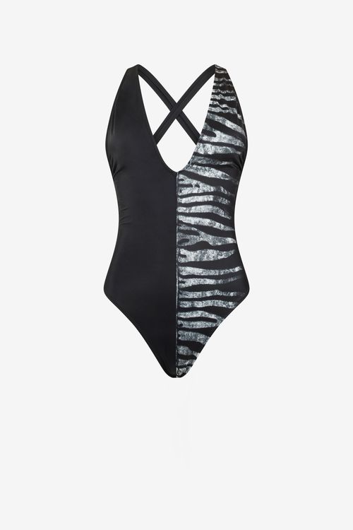 Zebra Print One-piece