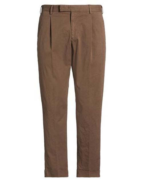 Man Pants Brown Size 34 Cotton, Elastane