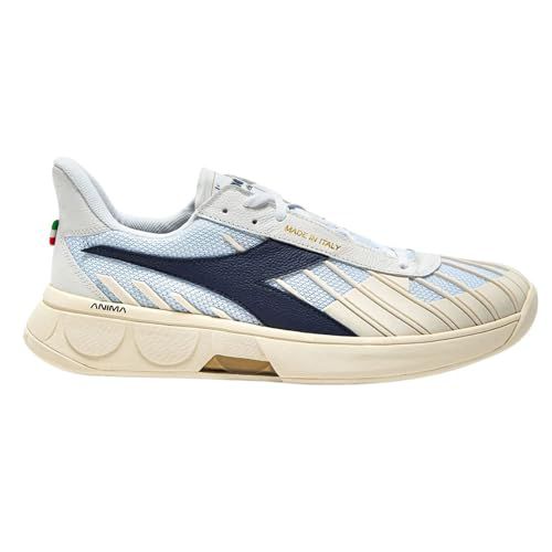 Diadora Men's B.Elite Star All Ground Tennis Shoe White/Blue
