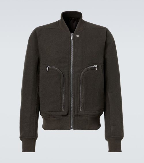 Virgin wool bomber jacket