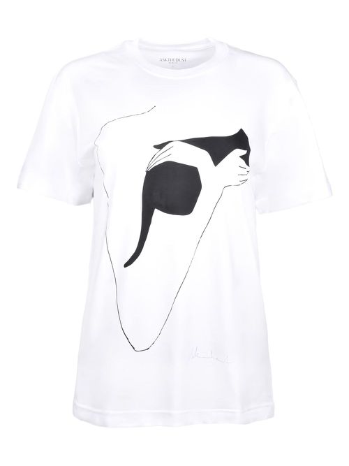 Cat T-shirt - White
