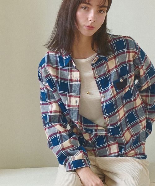 Cozy plaid check shirt_2 Colors