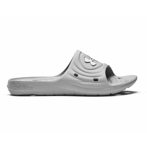 (UK 8 / US 9) Under Armour 3023758 100 UA M Locker IV Slider Grey