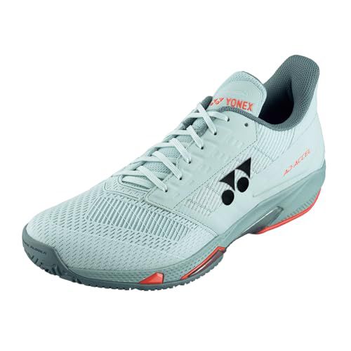 YONEX Power Cushion AD Accel Men's Tennis Shoes (Teal Blue, US Footwear