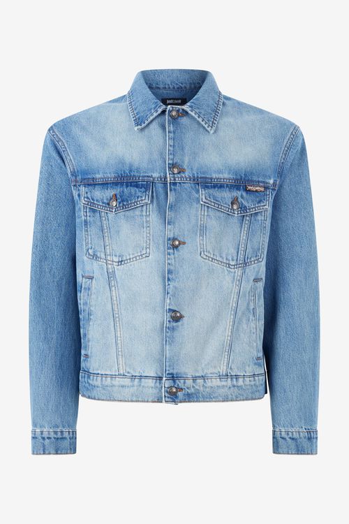 Denim Jacket With Lettering