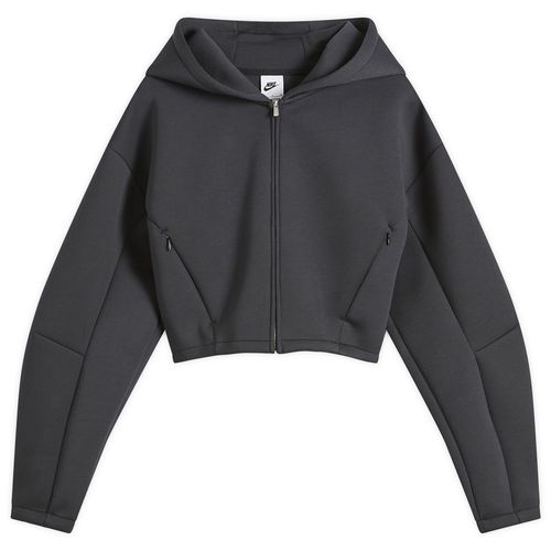 Women's Fleece Hoodie in Black/Anthracite