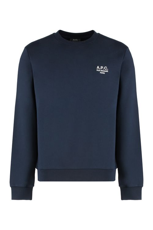 A. p.c. Cotton Crew-Neck Sweatshirt with Ribbed Edges