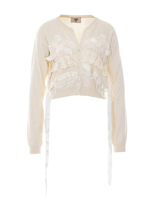 Fairy Milk White Angie Cardigan