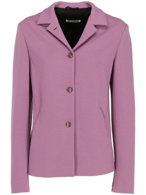 2000s single-breasted blazer - Purple