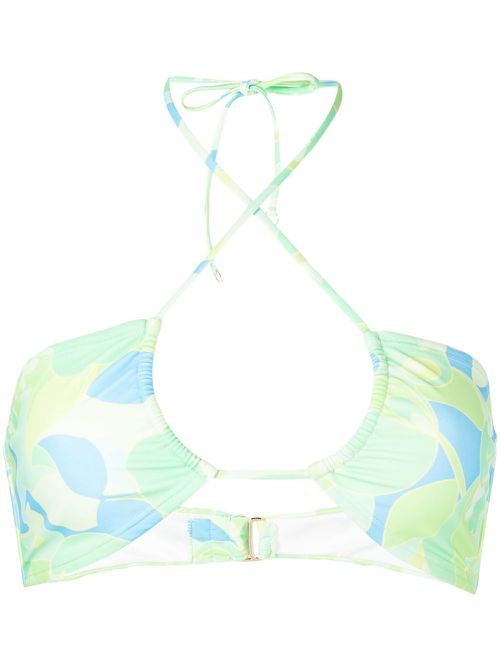 Arriba halterneck bikini top - Green