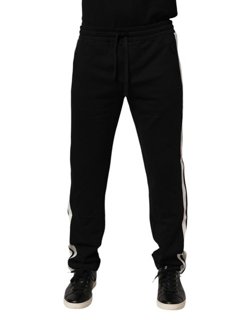 Cotton Sweatpants Joggers — Black