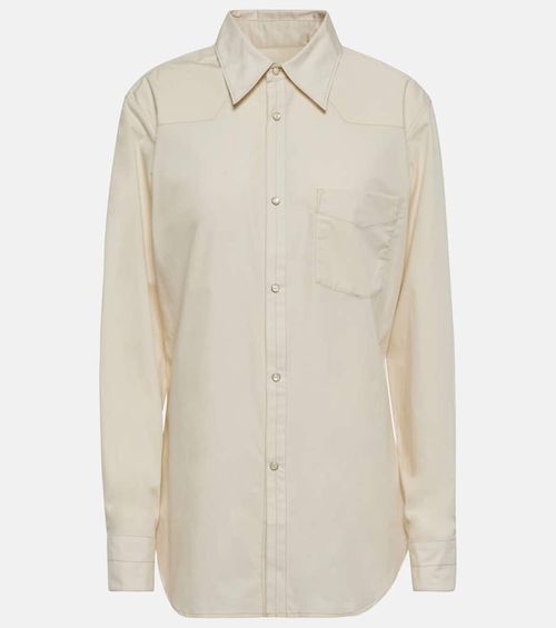 Cotton poplin shirt