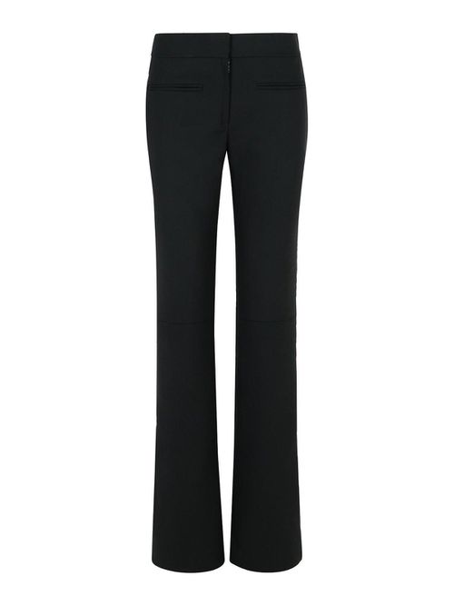Black Wool Blend Pants