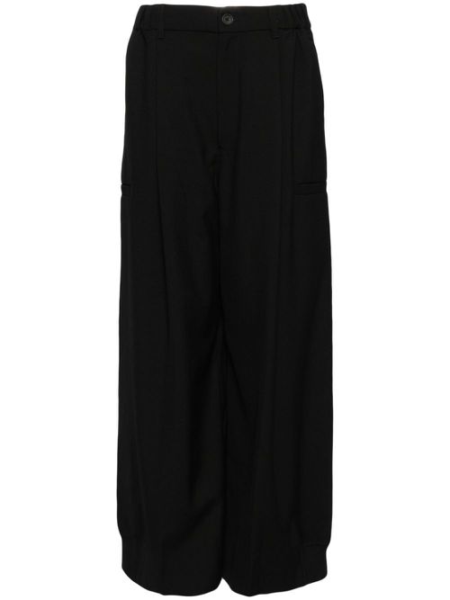 Wide-leg trousers - Black