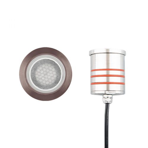 WAC Lighting 1-Light LED 2" 12V Indicator Light in Bras