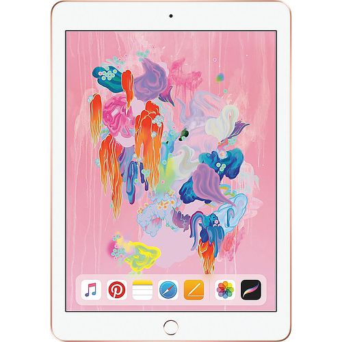 Certified Refurbished - iPad (6th Generation) (2018) Wi-Fi + Cellular - 32GB - Gold (Unlocked)