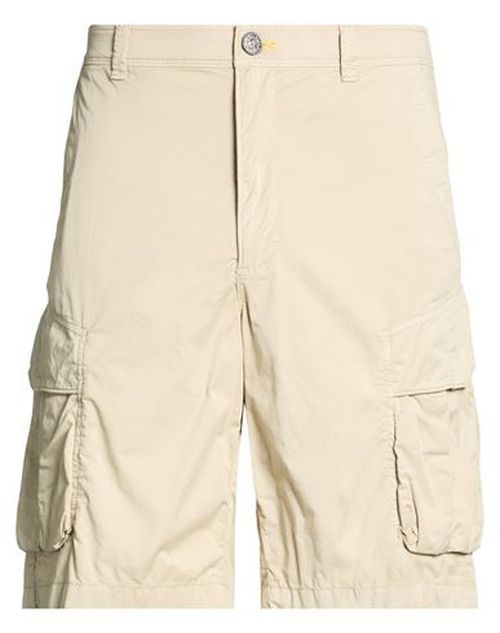 Man Shorts & Bermuda Shorts Sage green Size 38 Cotton, Elastane