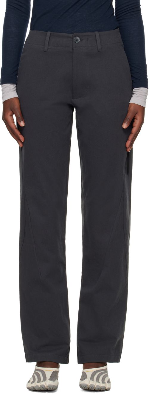 Gray Stream Trousers