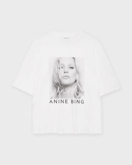 Anine Bing T-Shirt Avi Kate Moss White